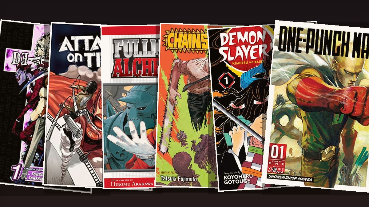 Collection of must-read manga covers for beginners