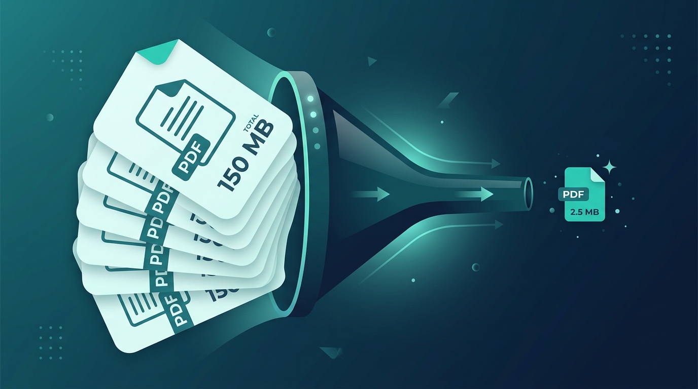 PDF documents being compressed to smaller file sizes