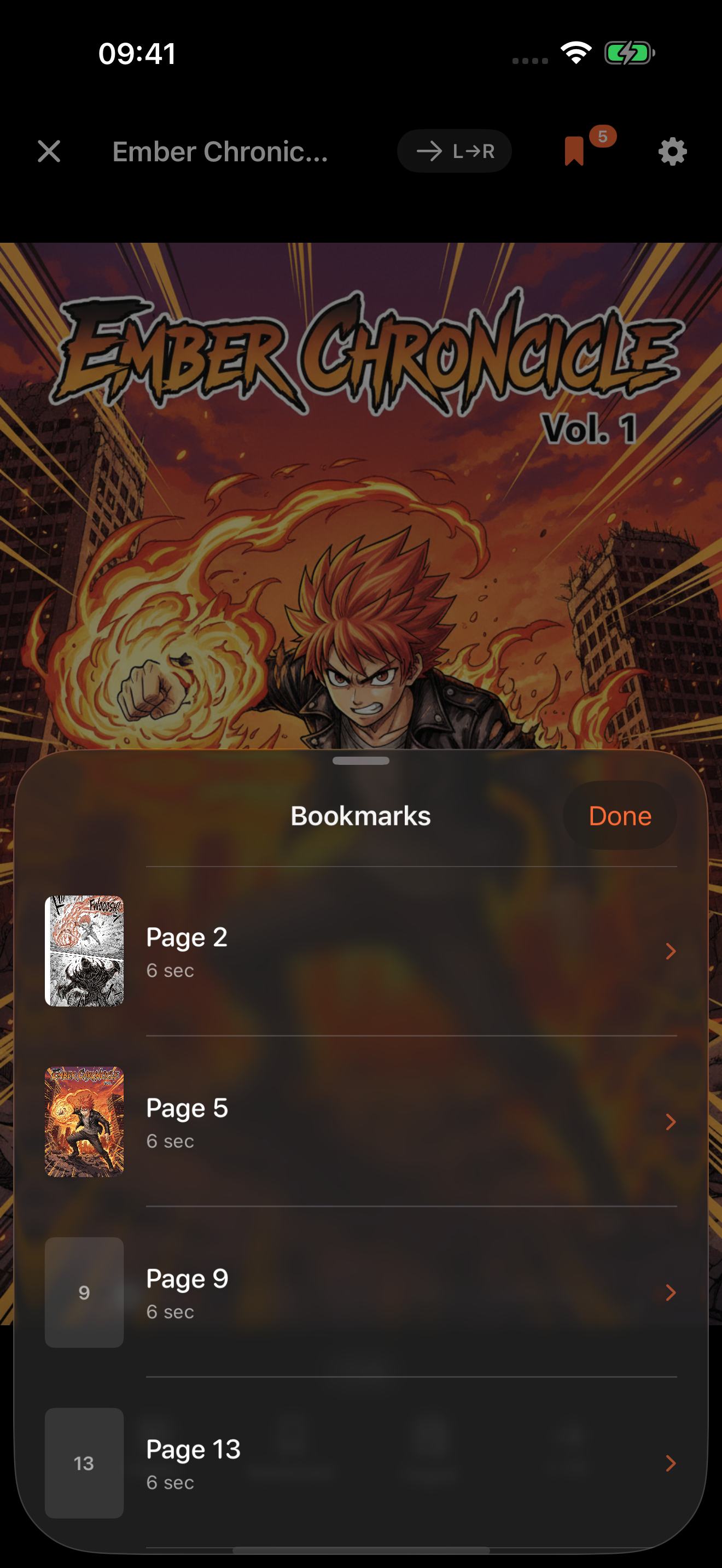 ComicFlow - Bookmark your favorite pages