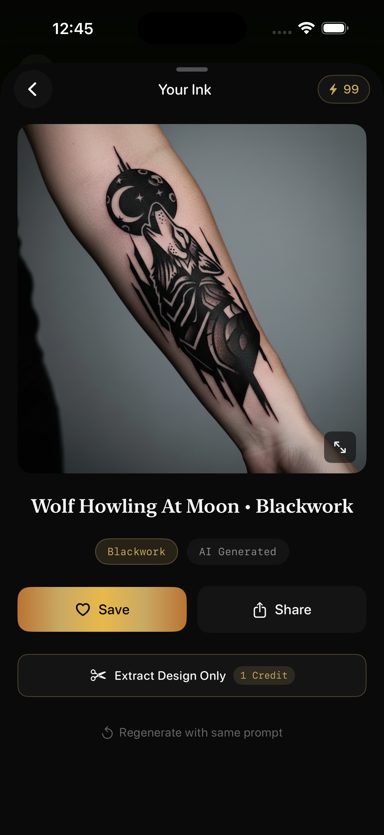 Negink App Screenshot