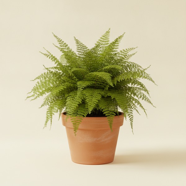 Boston fern (Nephrolepis exaltata)