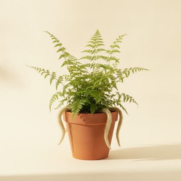 Rabbit's foot fern (Davallia fejeensis)