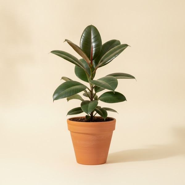 Rubber plant (Ficus elastica)